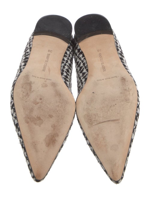 Manolo Blahnik Printed Flats