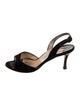 Manolo Blahnik Suede Slingback Sandals