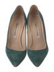 Manolo Blahnik Suede Pumps
