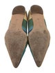 Manolo Blahnik Colorblock Pattern Flats