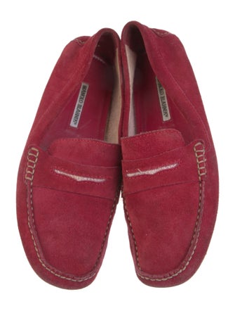 Manolo Blahnik Suede Loafers
