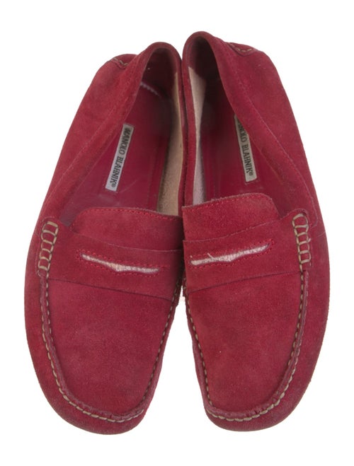 Manolo Blahnik Suede Loafers