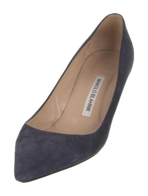 Manolo Blahnik Suede Pumps