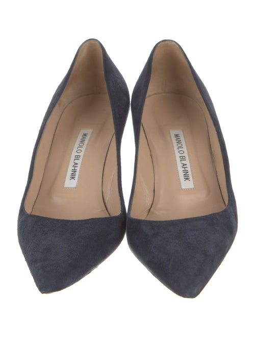 Manolo Blahnik Suede Pumps
