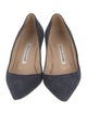 Manolo Blahnik Suede Pumps