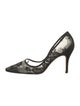 Manolo Blahnik Lace Lace Pattern Pumps