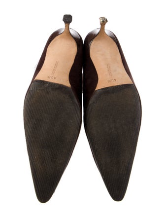 Manolo Blahnik Suede Sock Boots