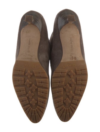 Manolo Blahnik Suede Lace-Up Boots