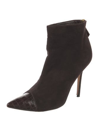Manolo Blahnik Suede Boots