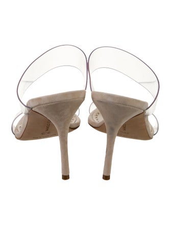 Manolo Blahnik Suede Slides