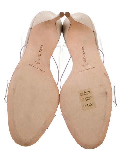 Manolo Blahnik Suede Slides