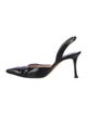 Manolo Blahnik Patent Leather Slingback Pumps