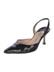 Manolo Blahnik Patent Leather Slingback Pumps