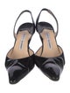 Manolo Blahnik Patent Leather Slingback Pumps