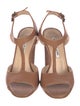 Manolo Blahnik Leather T-Strap Sandals