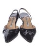 Manolo Blahnik Patent Leather Slingback Pumps