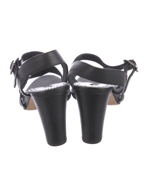 Manolo Blahnik Leather Slingback Sandals