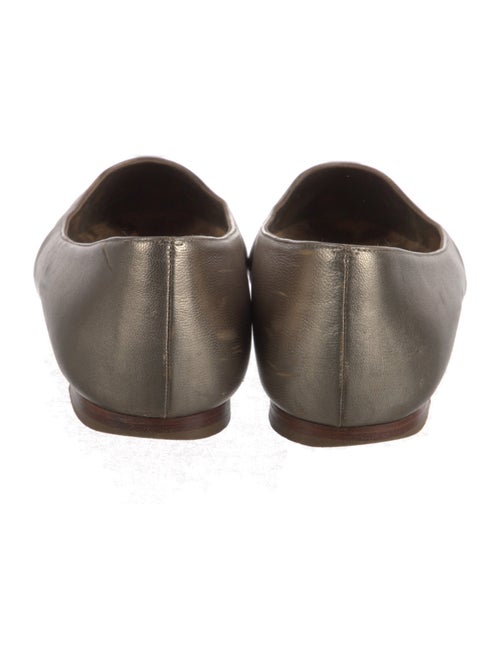 Manolo Blahnik Leather Flats