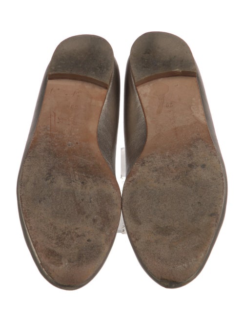 Manolo Blahnik Leather Flats