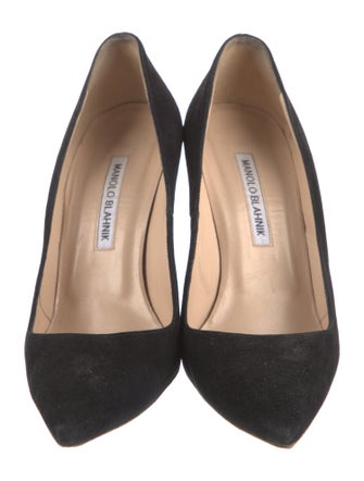 Manolo Blahnik Suede Pumps