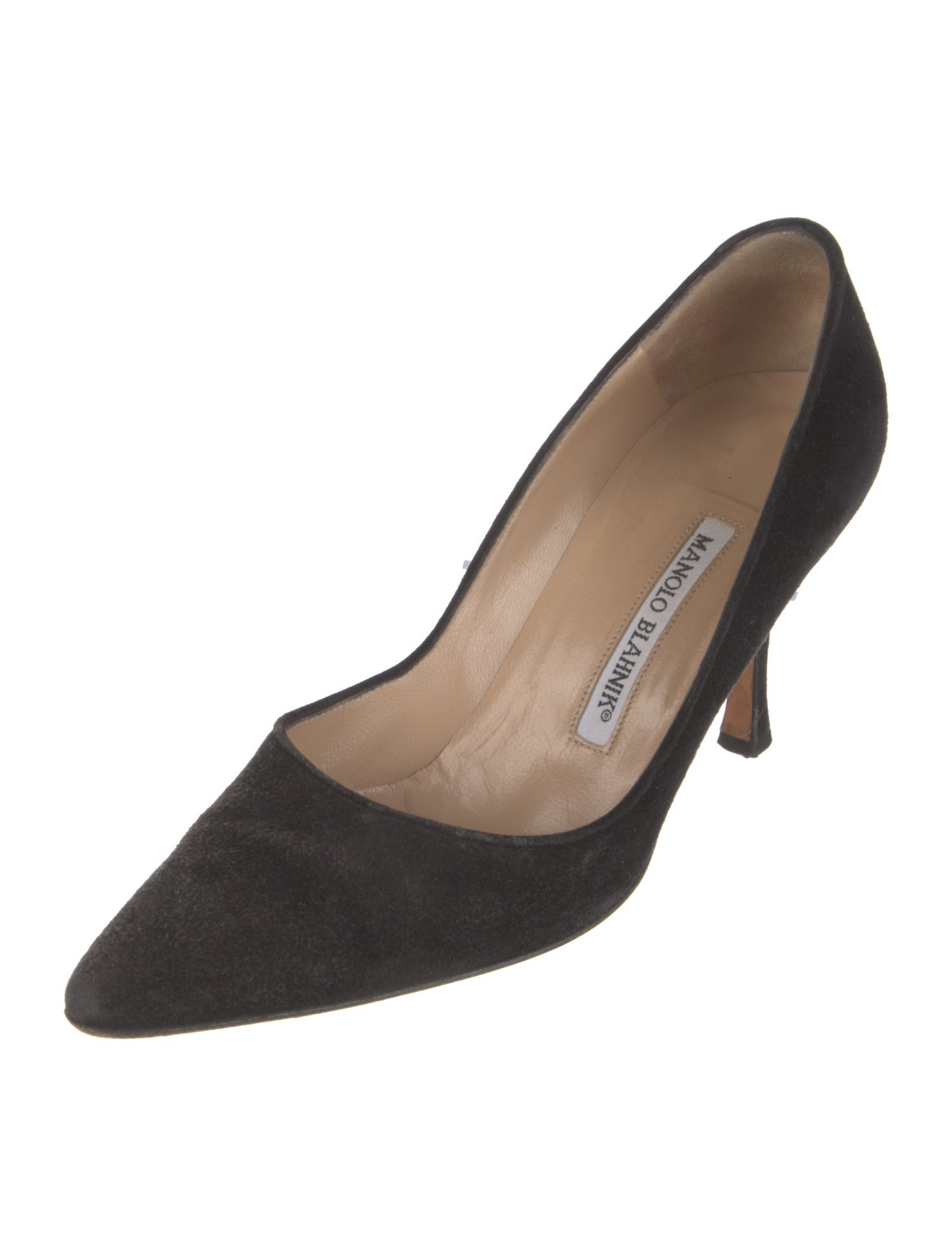 Manolo Blahnik Suede Pumps
