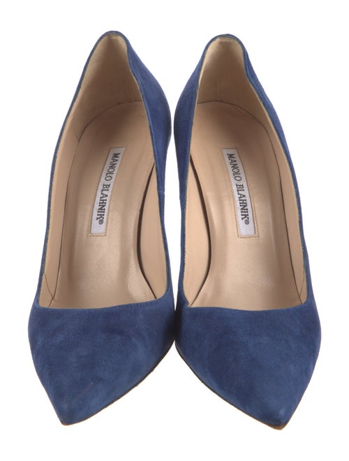 Manolo Blahnik Suede Pumps