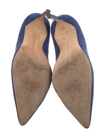 Manolo Blahnik Suede Pumps
