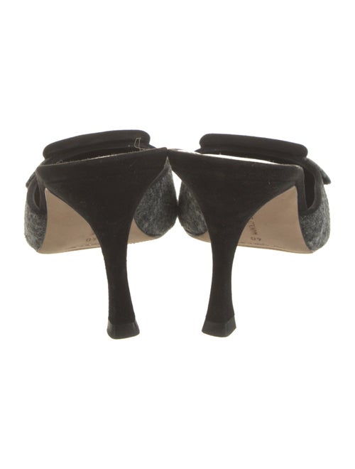 Manolo Blahnik Wool Mules