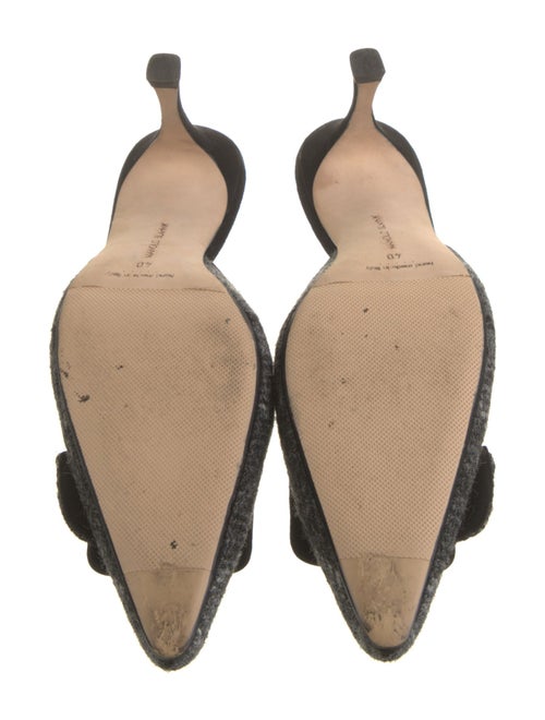 Manolo Blahnik Wool Mules