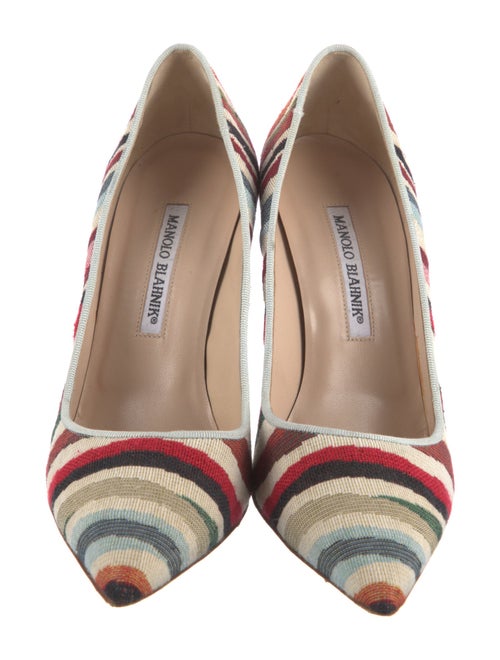 Manolo Blahnik Printed Pumps