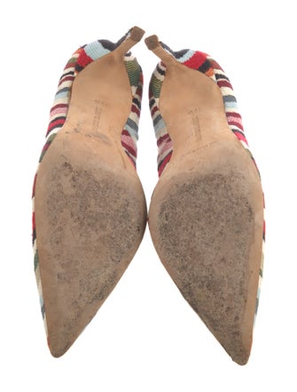 Manolo Blahnik Printed Pumps
