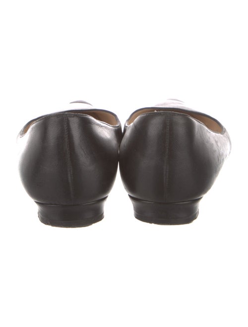 Manolo Blahnik Leather Ballet Flats