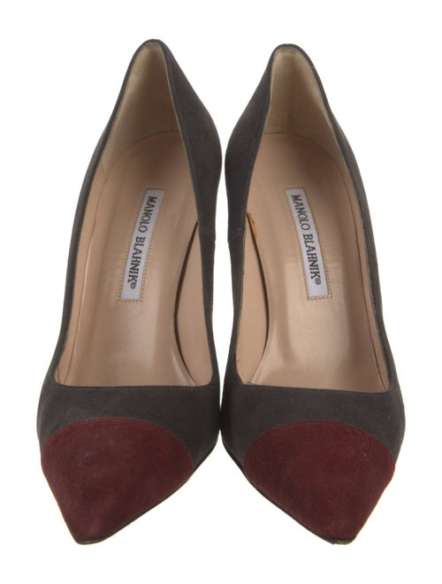 Manolo Blahnik Suede Pumps