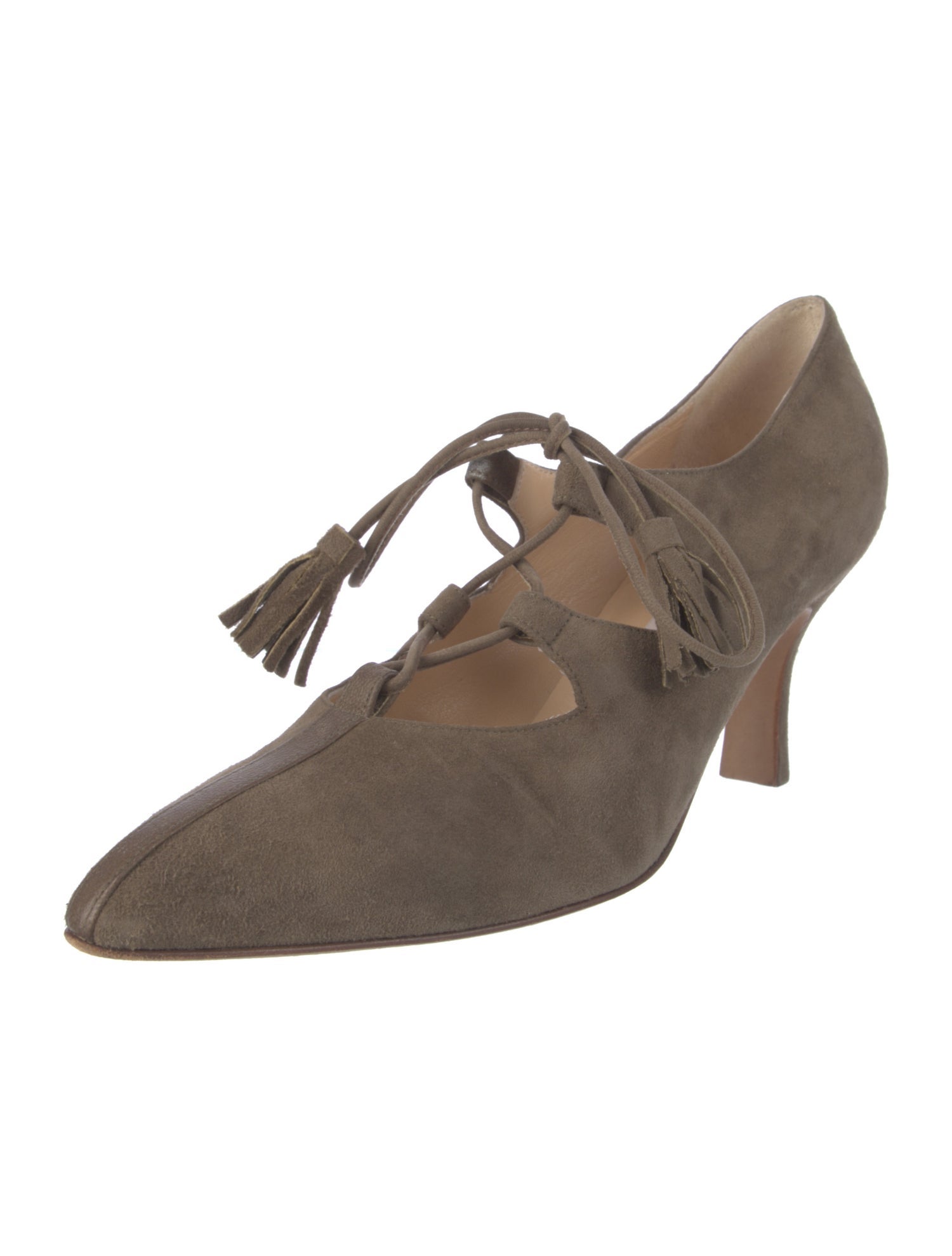 Manolo Blahnik Suede Pumps