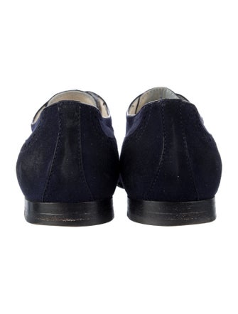 Manolo Blahnik Suede Oxfords