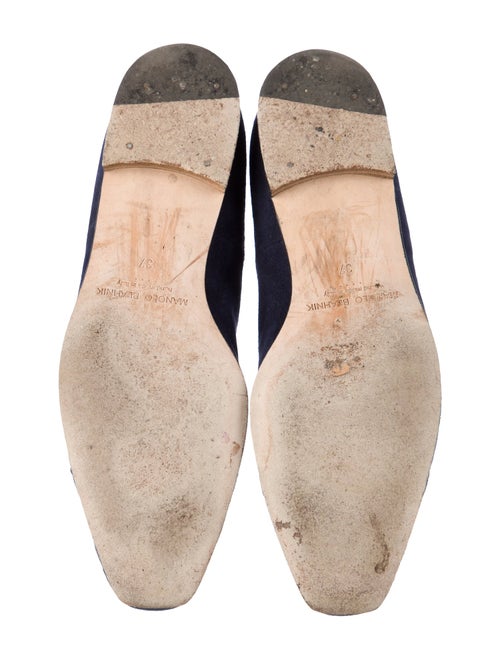 Manolo Blahnik Suede Oxfords