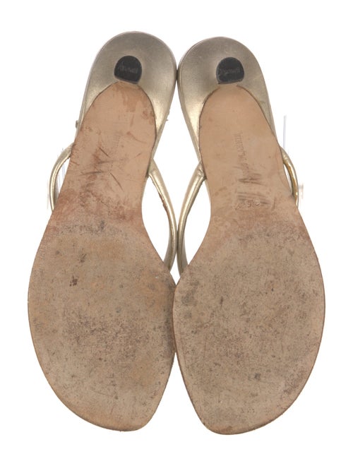 Manolo Blahnik Leather Slides