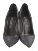 Manolo Blahnik Glitter Pumps