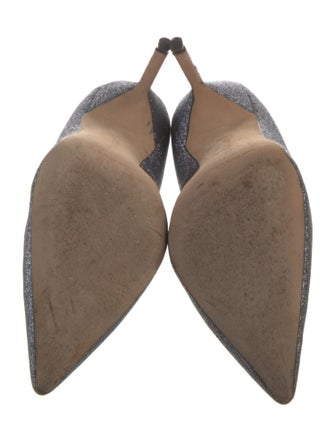 Manolo Blahnik Glitter Pumps