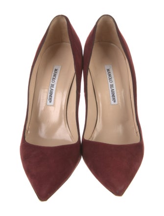 Manolo Blahnik Suede Pumps