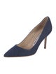 Manolo Blahnik Denim Pumps