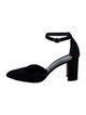 Manolo Blahnik Suede D'Orsay Pumps
