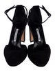 Manolo Blahnik Suede D'Orsay Pumps
