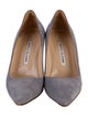 Manolo Blahnik Suede Pumps