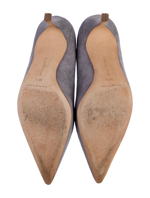 Manolo Blahnik Suede Pumps
