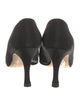 Manolo Blahnik Nylon Bow Accents Pumps