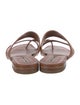 Manolo Blahnik Leather Slides