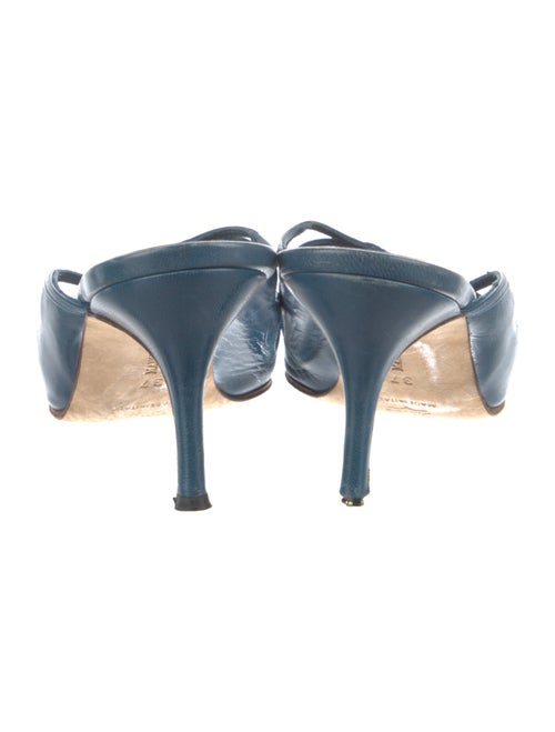 Manolo Blahnik Satin Slides