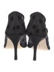 Manolo Blahnik Mesh Grosgrain Trim Pumps