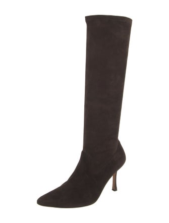 Manolo Blahnik Suede Boots